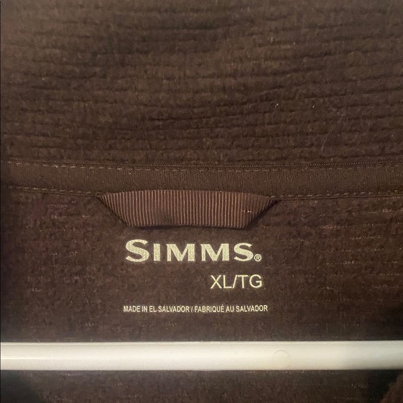 Simms Rivershed 1/4 zip pull over sweater - Picture 4 of 6